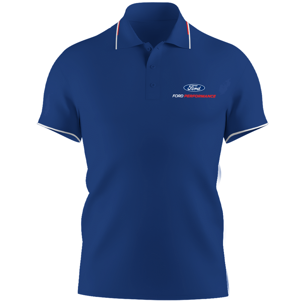 Ford Performance Men's Blue Polo Shirt