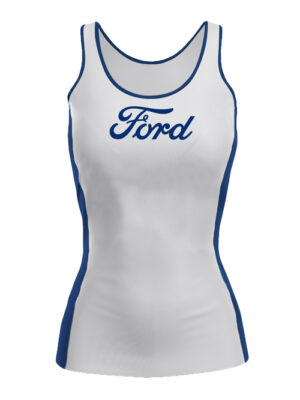 Ford Ladies White Singlet