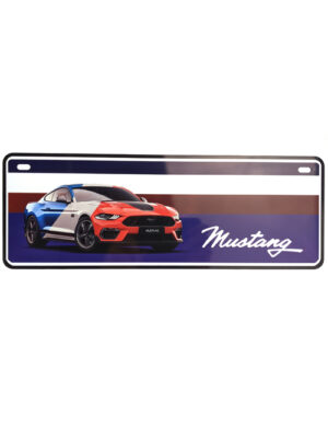 Ford Mustang Car Image Number Plate